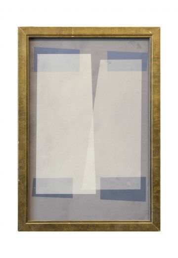 Framed Cleared Abstract Geometric Print - 1