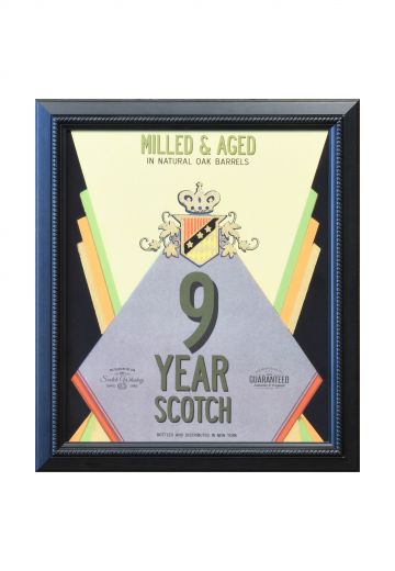 Framed Mid Century Scotch Advertisement