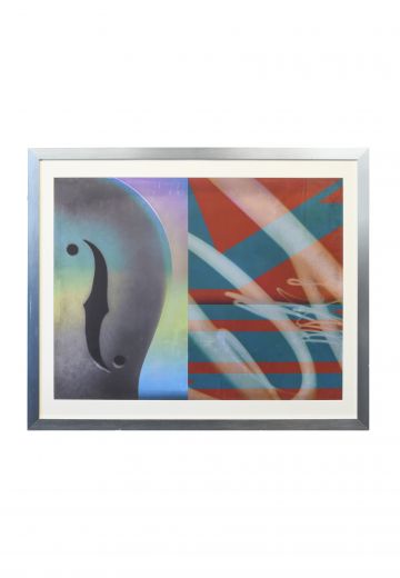 Framed Mixed Media Musical Print