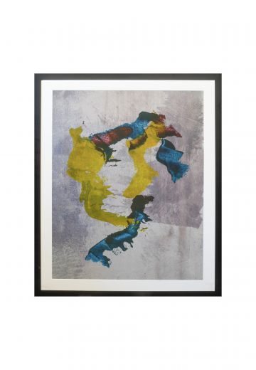 Framed Cleared Modern Expressionist Painting - 2