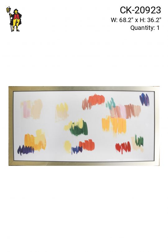 Framed Cleared Modern Style Painting