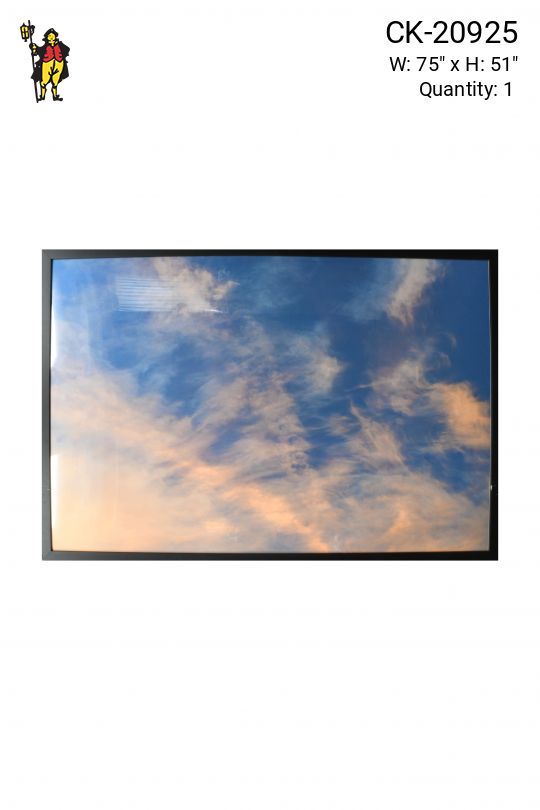 Framed Cleared Minimalist Serene Sky Photograph - 1