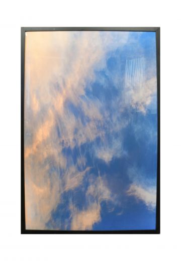 Framed Cleared Minimalist Serene Sky Photograph - 2