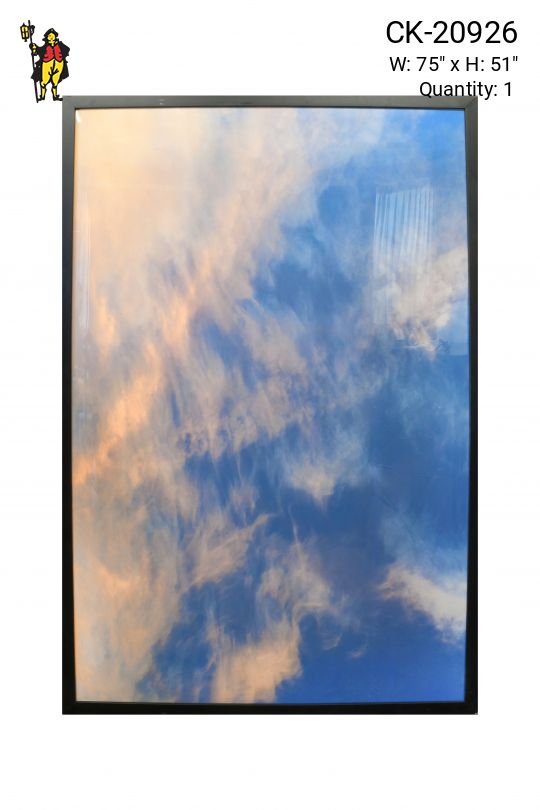 Framed Cleared Minimalist Serene Sky Photograph - 2