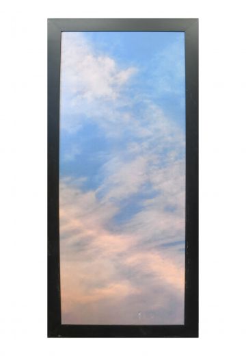 Framed Cleared Minimalist Serene Sky Photograph - 1 (Damaged Canvas)