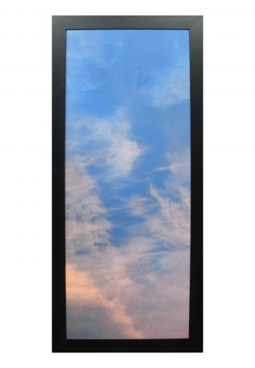 Framed Cleared Minimalist Serene Sky Photograph - 2 (Damaged Canvas)