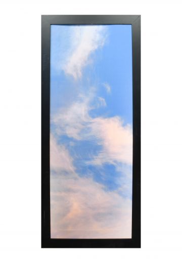 Framed Cleared Minimalist Serene Sky Photograph - 3 (Damaged Canvas)