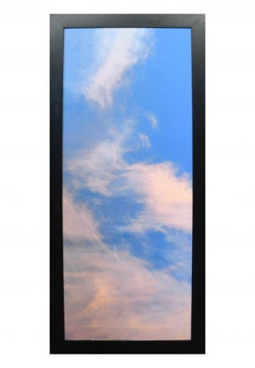 Framed Cleared Minimalist Serene Sky Photograph - 4 (Damaged Canvas)