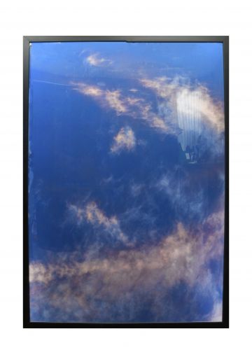 Framed Cleared Minimalist Serene Sky Photograph - 3