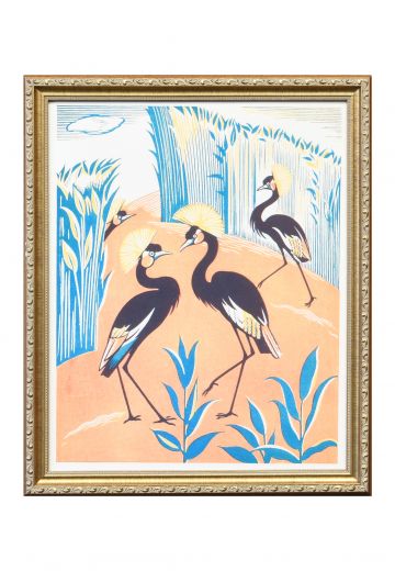 Framed Cleared Art Deco Illustration