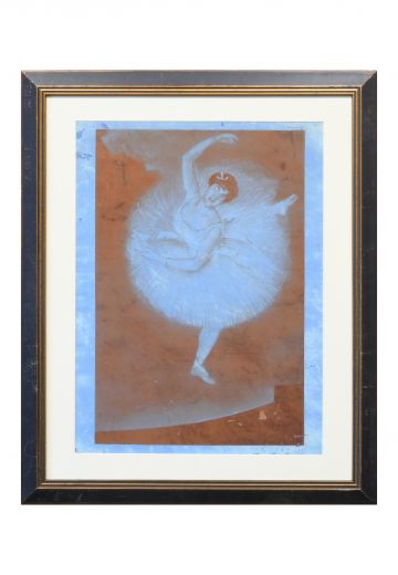 Framed Ballerina Drawing
