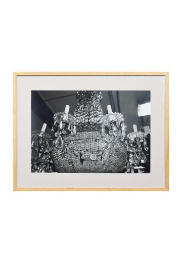 Framed Cleared "Crystal Chandelier" Photograph