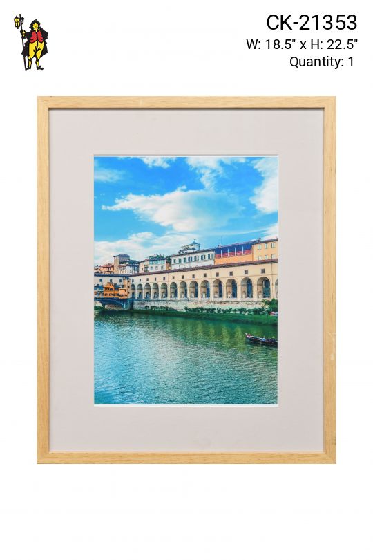 Framed Cleared European Landscape Graphic Art Print