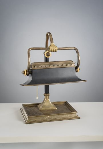 Antique Brass Empire Table Lamp