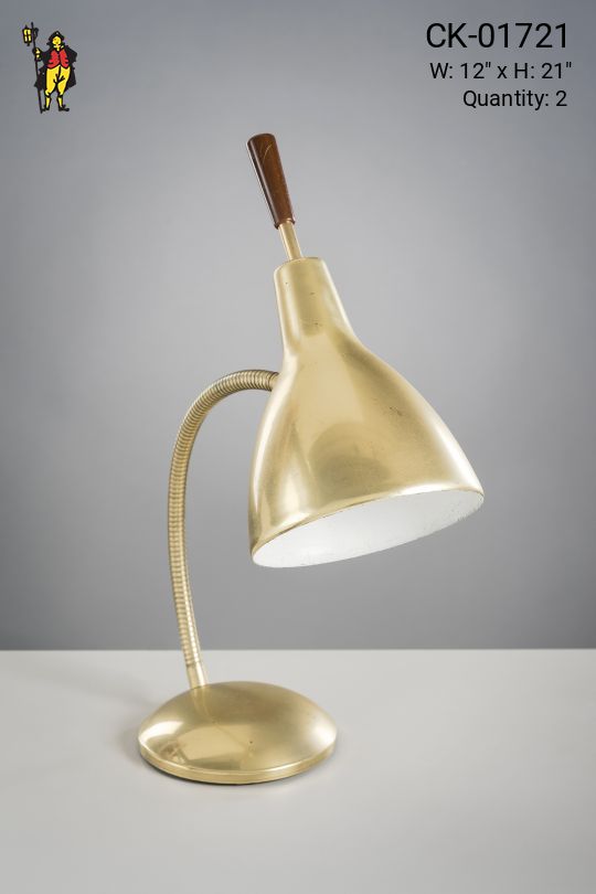 Mid-Century Gooseneck Table Lamp