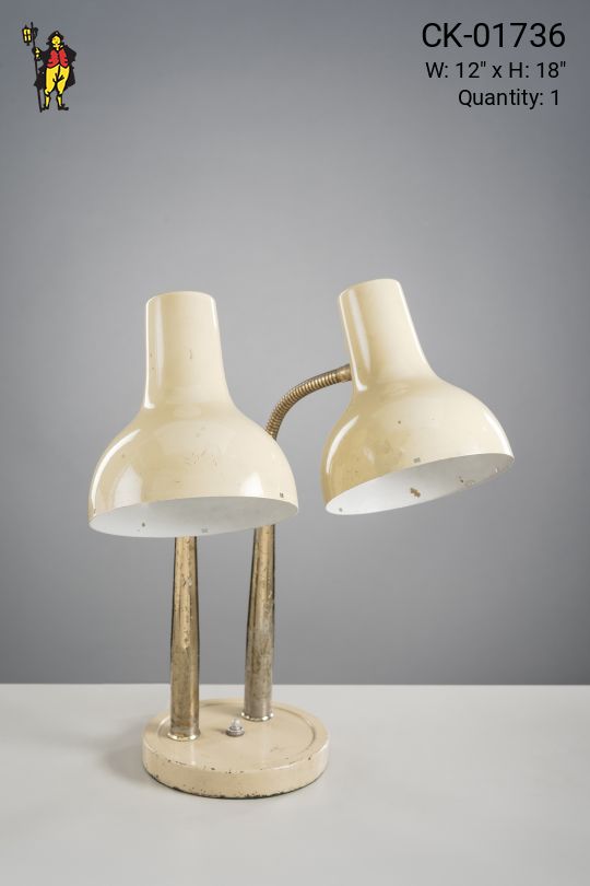 Mid-Century Two Light Table Lamp