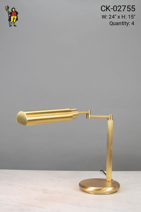 Brass Adjustable Desk Lamp