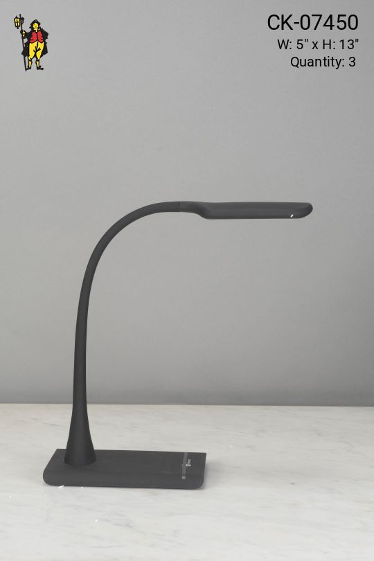 Black Modern LED Desk Lamp