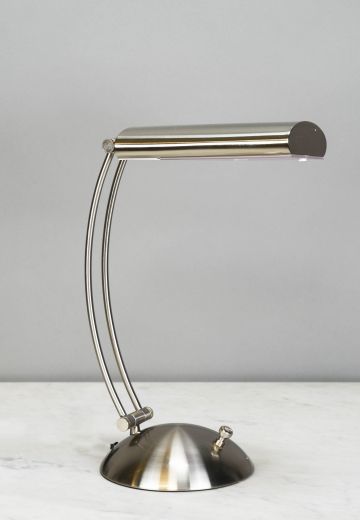 Nickel Fluorescent Desk Lamp