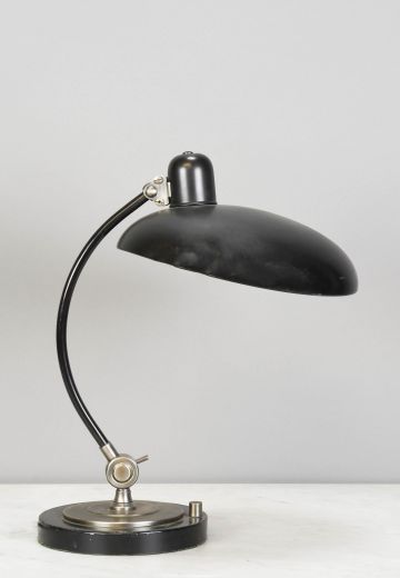 Black Vintage Metal Shaded Desk Lamp