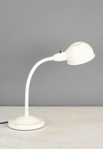 White Gooseneck Desk Lamp