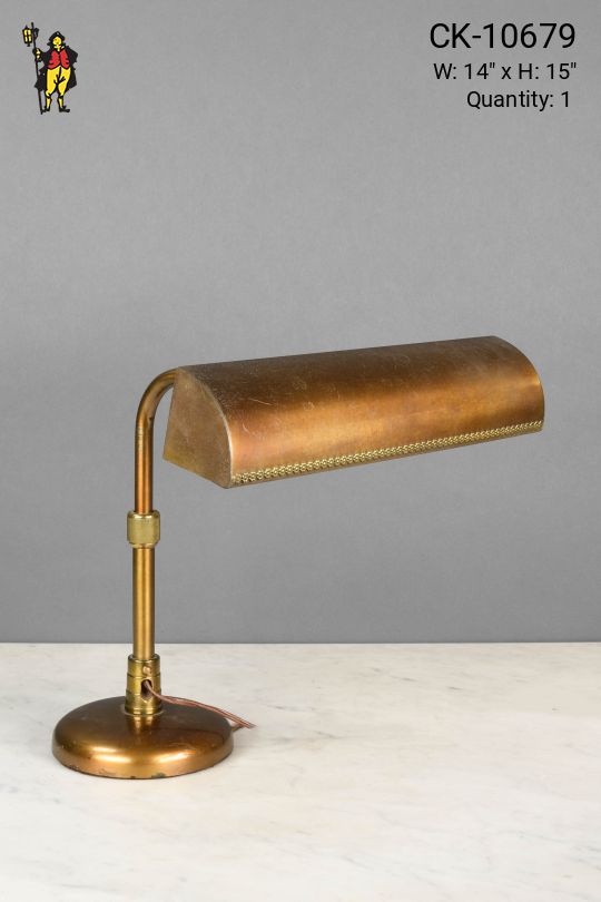 Adjustable Deco Brass Desk Lamp