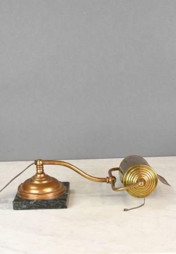 Marble Based Brass Piano Light