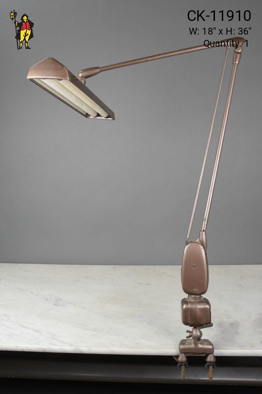 Clamp-On Industrial Desk Lamp