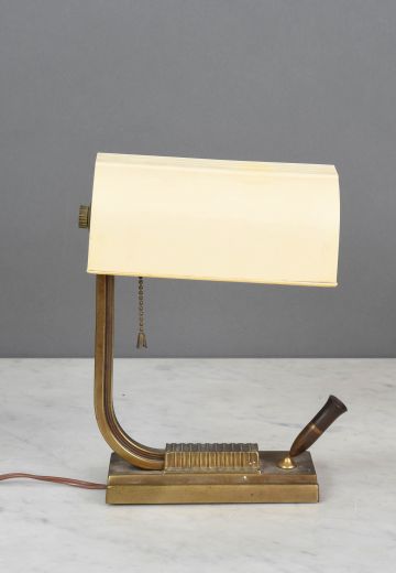 Vintage Ink Pen Holder Desk Lamp