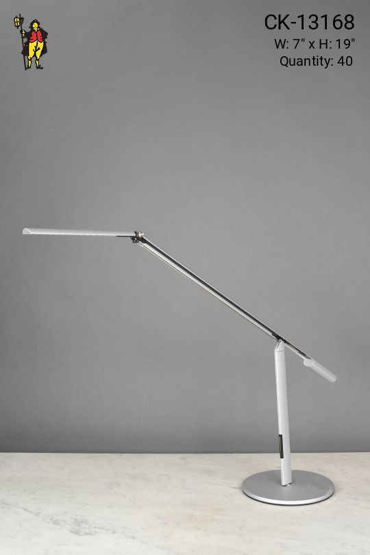 *LED* Silver Modern Adjustable Desk Lamp