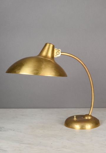 Brass Shaded Desk Lamp