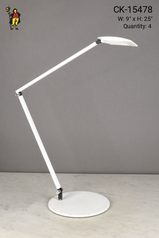 *LED* White Adjustable Desk Lamp