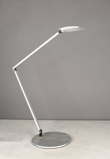 *LED* Silver Adjustable Desk Lamp