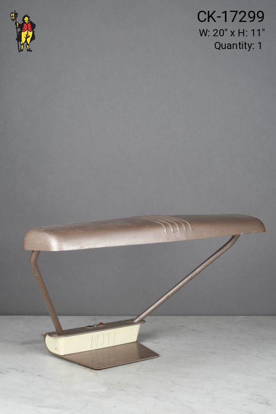Fluorescent Metal Shaded Desk Lamp