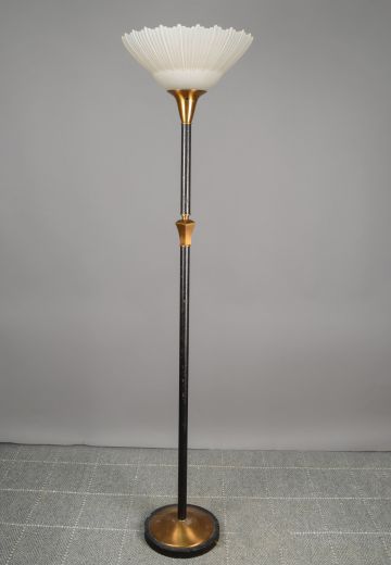 Black & Gold Torchiere