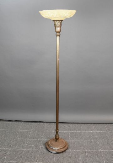 Traditional Brass Torchiere