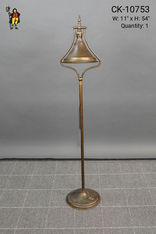 Metal Shaded Adjustable Reading Floor Lamp