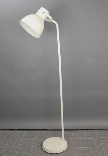 Oversize Adjustable White Reading Floor Lamp