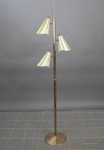 Three Bullet Reflector Floor Lamp