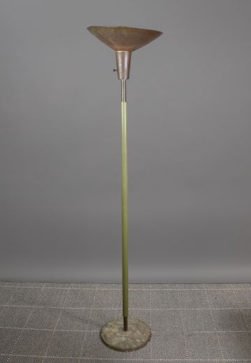 Green & Brass Torchiere