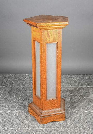 Wooden Light Up Pedestal