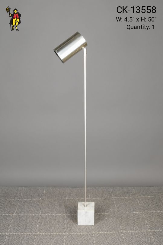 Polished Chrome Directional Floor Lamp