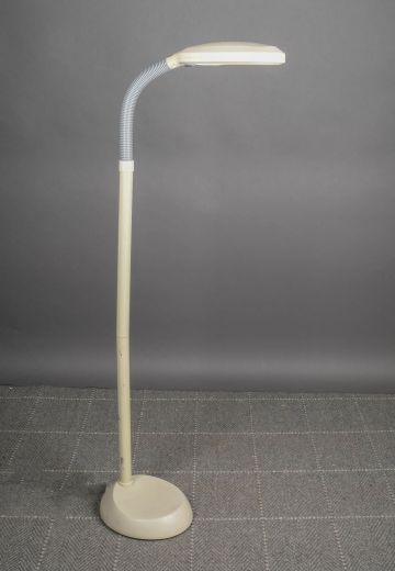 Gooseneck Beige Medical Floor Lamp