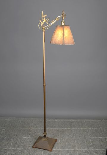 Mica Shaded Bridge Floor Lamp