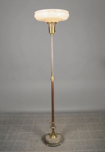 Antique Brass Torchiere