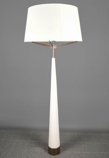 White Modern Oversize Floor Lamp