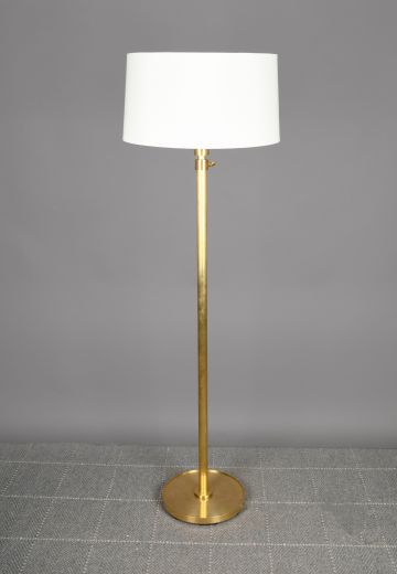 Traditional Brass Pole Floor Lamp