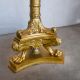 7' Brass Eight Light Federal Standing Candelabra #9