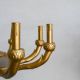 7' Brass Eight Light Federal Standing Candelabra #5