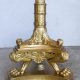 7' Brass Eight Light Federal Standing Candelabra #6
